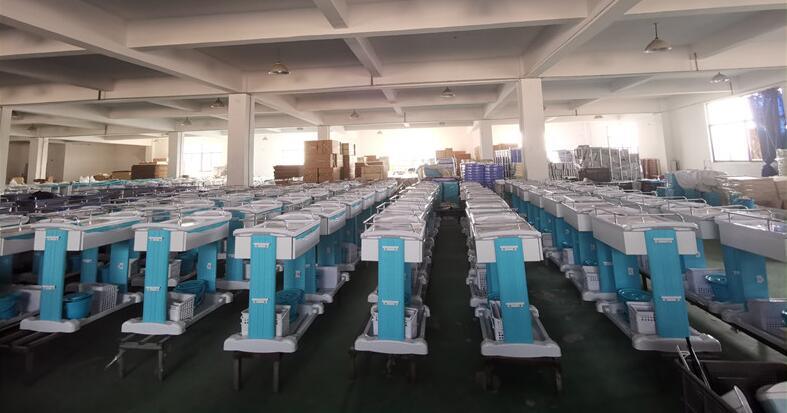 Rh-C7511 Carro multifuncional de emergencia de venta caliente: suministro de muebles para hospitales médicos
