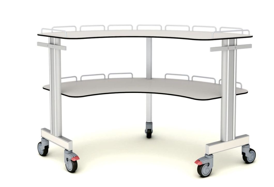 Carro de instrumentos médicos en forma de arco: Muebles clínicos para hospitales